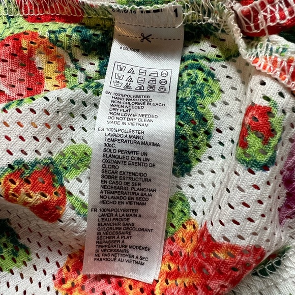 Forever 21 Mesh Floral Jersey Tank size Small - Picture 10 of 14